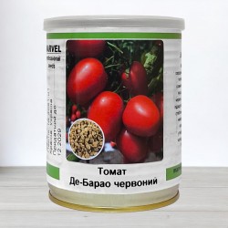 Насіння томату Де Барао Червоний, Україна, Marvel, банка 50г